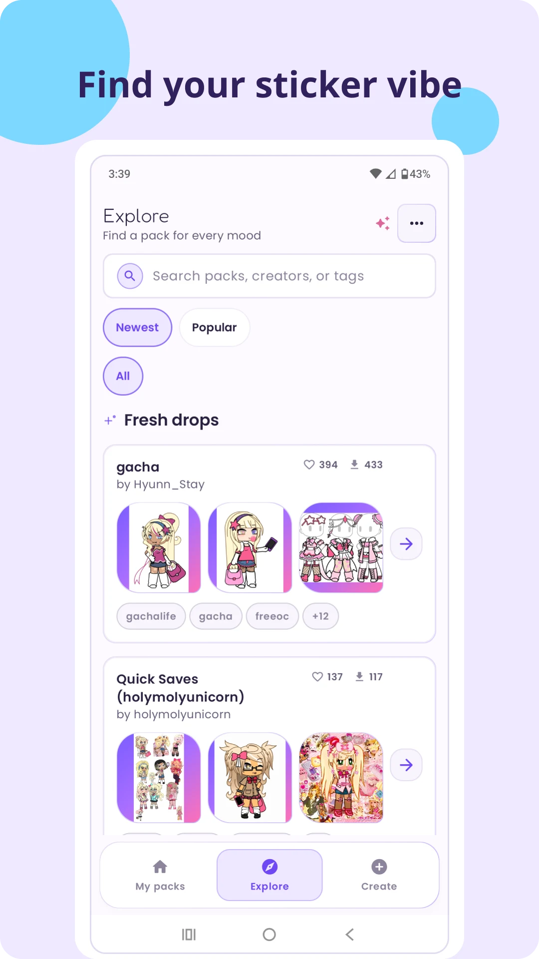 Gacha Stickers: Sticker Maker screenshot